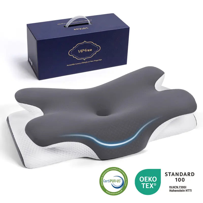 VIPfree Pro Cooling Memory Neck Pillow